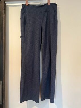 Duluth Women's NoGA Naturale Cotton Knit Boot Cut in Dark Heather Blue